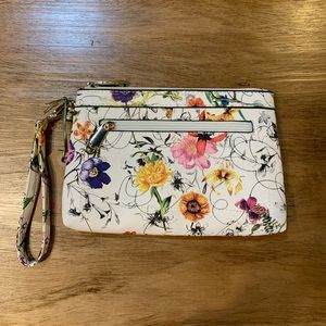 Boutique Dasein Floral Print Wristlet